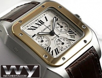 Cartier Santos 100 XL Automatique Chronographe W20091X7 Montre Réplique