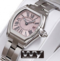 Cartier Roadster acier Pink Femmes W62017V3 Montre Réplique