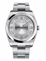 Rolex Oyster Perpetual No Date Acier inoxydable Silver cadran 116000 SAO