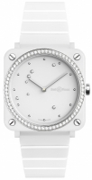 Bell Ross Instruments BR S Quartz Blanc Aigle Diamants Ceramique 39mm BRS-EW-CE-LGD/SCE