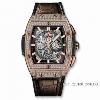 Copie Montre Hublot Spirit Of Big Bang King Pave en or 601.OX.0183.LR.1704