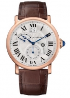 Cartier Rotonde de Cartier second fuseau horaire Jour/nuit Rose Or W1556240 Montre Réplique