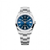 Rolex Oyster Perpetual 41 Bracelet Oyster a cadran bleu vif