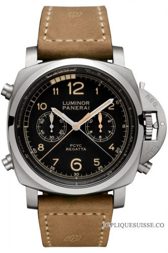 Copie Montre Panerai Luminor 1950 Regate PCYC 3 Jours Chrono Flyback Automatique Titanio 47mm PAM00652