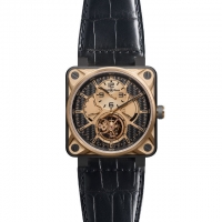 Bell & Ross BR 01 TOURBILLON rose Or Montre Réplique