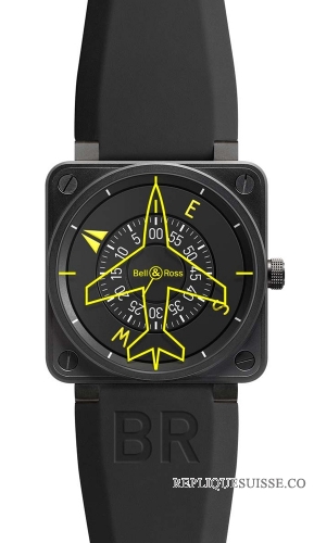 Bell & Ross BR 01-92 HEADING INDICATOR Flight Intruments des hommes Montre Réplique