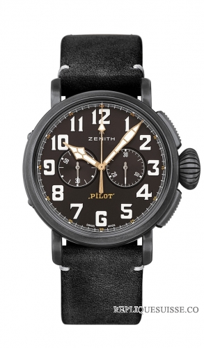 Zenith PILOT Type 20 Chronographe Ton-Up 45mm 11.2432.4069 / 21.C900 Montres Copie