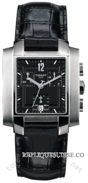 Tissot TXL acier Chronographe noir Hommes T60.1.527.52 Montre Réplique