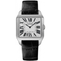 Cartier Santos Dumont 18k Blanc Or W2007051 Montre Réplique