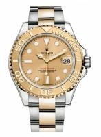 Rolex Yacht-Master Acier inoxydable et Or jaune Champagne cadran 16623 CH