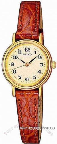 Seiko Casual Or-Tone Inoxydable acier Dames SXGB76 Montre Réplique