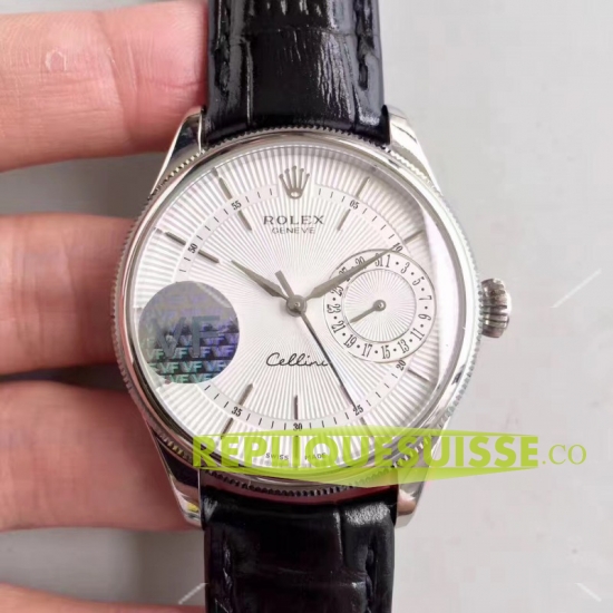 Rolex Cellini Date blanc Or 50519 sbk Montre Réplique - Cliquez sur l'image pour la fermer
