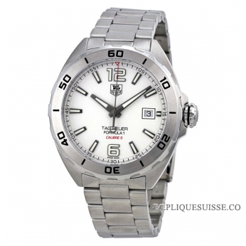 TAG Heuer Réplique Formula 1 Automatique blanc Dial WAZ2114.BA0875