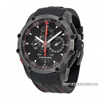 Chopard Superfast Split Second Chronographe noir PVD acier 168542-3001