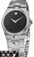 Movado Luno noir Museum Dial Hommes 0605556 Montre Réplique