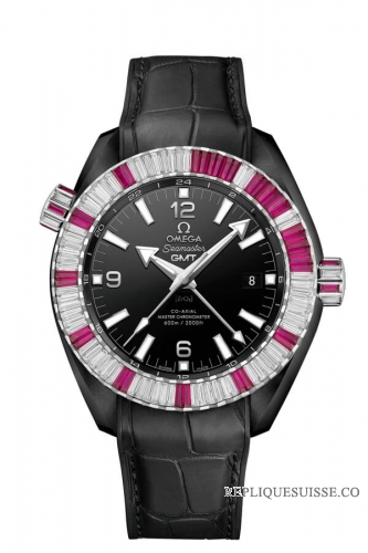 OMEGA Seamaster Ceramique noire 24 heures GMT 215.98.46.22.01.002
