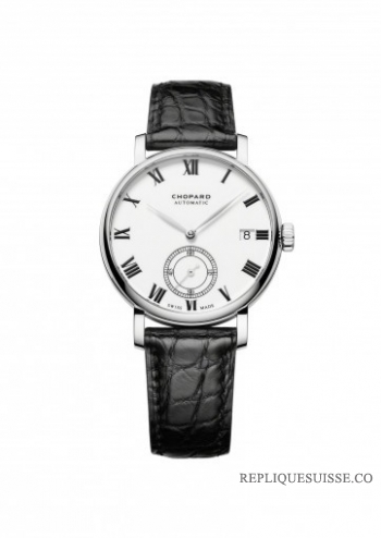 Chopard Classic Manufacture Cadran blanc or blanc Automatique 161289-1001