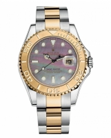 Rolex Yacht-Master Acier inoxydable et Or jaune Dark MOP cadran 168623 DKM