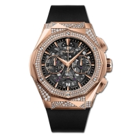 Réplique Hublot Classic Fusion Aerofusion Chronographe Orlinski King Gold Alternative Pave