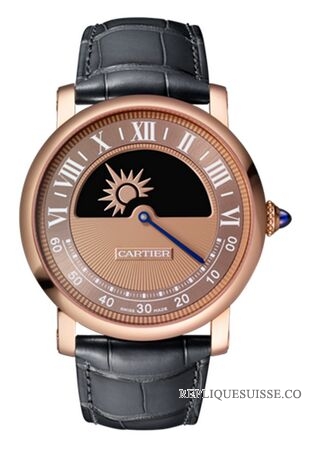 Mouvement mysterieux Cartier Rotonde De Cartier WHRO0042 Montres Copie