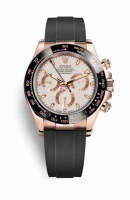 Copie Montre Rolex Cosmograph Daytona 18 ct Everose or 116515LN Ivoire couleur Cadran m116515ln-0014