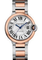 Cartier Ballon Bleu Acier et Or Rose 36mm Dames W2BB0003 Montres Copie