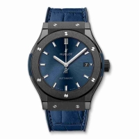 Copie Montre Hublot Classic Fusion Ceramique Bleu 45mm 511.CM.7170.LR