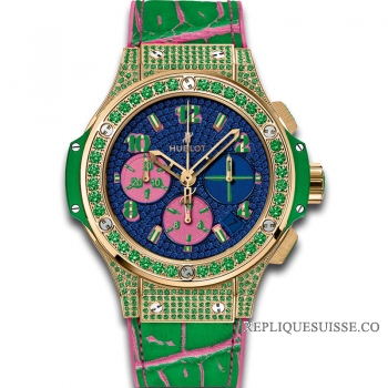 Hublot Big Bang Pop Art Jaune Or Pomme Bijoux 341.VG.9089.LR.1622.POP15