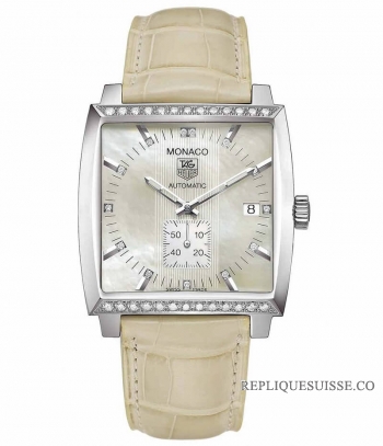 TAG Heuer Monaco Automatique Diamant Bezel WW2114.FC6215 Montre Réplique