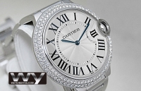 Cartier Ballon Bleu De Diamant Midsize unisexe WE9006Z3 Montre Réplique