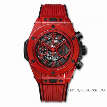 Copie Montre Hublot Big Bang Unico Rouge Magique 45mm 411.CF.8513.RX