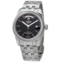 Tudor Glamour Day Date Acier Inoxydable / Jacquard Argent / Bracelet m56000-0007