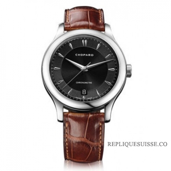 Chopard L.U.C Classic noir Dial marron Cuir Automatique 161907-1001