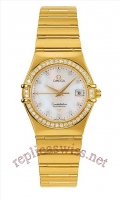 Omega Constellation Dames Small Quartz 1476.71.00 Montre Réplique