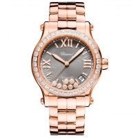 Réplique Chopard Happy Sport Or Rose 18 Carats Et Diamant 274808-5015