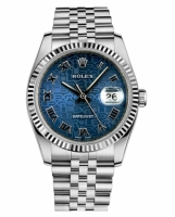 Réplique Rolex Datejust 36mm Bleu Acier Dial Jubile Jubile Bracelet 116234 BLJRJ