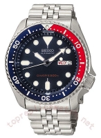 Seiko Diver acier bleu-Red Hommes SKX175 Montre Réplique