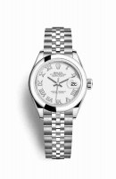 Copie Montre Rolex Datejust 28 Oystersteel Cadran Blanc m279160-0015