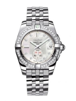 Breitling Galactic 36 cadran et lunette en diamant chronometre automatique A3733053 / A717-376A