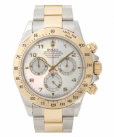 Réplique Rolex Daytona en acier et or cadran MOP 116523 MA