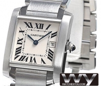 Cartier Tank Francaise unisexe Quartz W51011Q3 Montre Réplique