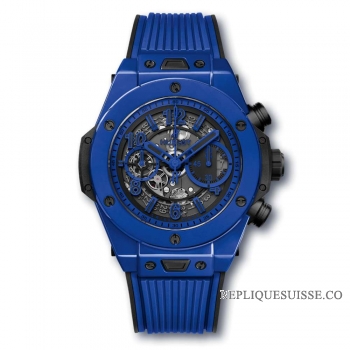 Réplique Hublot Big Bang Unico Blue Magic