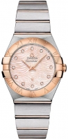 Omega Constellation Quartz 27mm 123.20.27.60.57.004 Pink Diamond Perle Montre Réplique