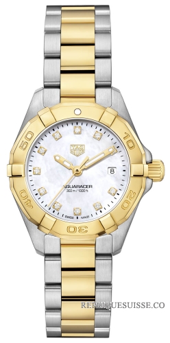 Copie Montre Tag Heuer Aquaracer Quartz Mesdames 27mm Mesdames WBD1422.BB0321