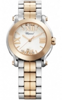 Chopard Happy Sport Two-tone Or/acier Mini montres pour dames 278509-6003