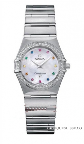 Omega Constellation Iris 95 Quartz 1476.79.00 Dames Montre Réplique [20140920108]