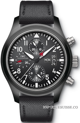 IWC Montre d\'Aviateur Chronographe TOP GUN Montre Homme IW378901