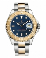 Rolex Yacht-Master Acier inoxydable et Or jaune Bleu cadran 16623 B