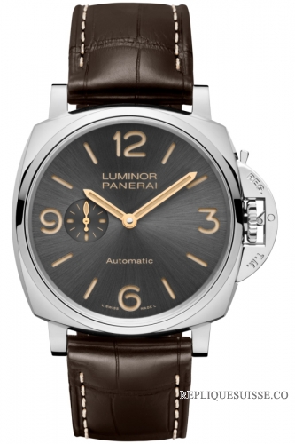 Copie Montre Panerai Luminor Due 3 Jours Automatique Acciaio 45mm PAM00739