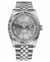 Réplique Rolex Datejust en acier de 36mm cadran argente jubile Bracelet f 116234 SRJ